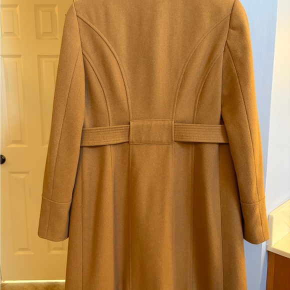 Brooks Brothers Stylish Tan Peacoat Long Wool Coat. Size 2 - Picture 14 of 16